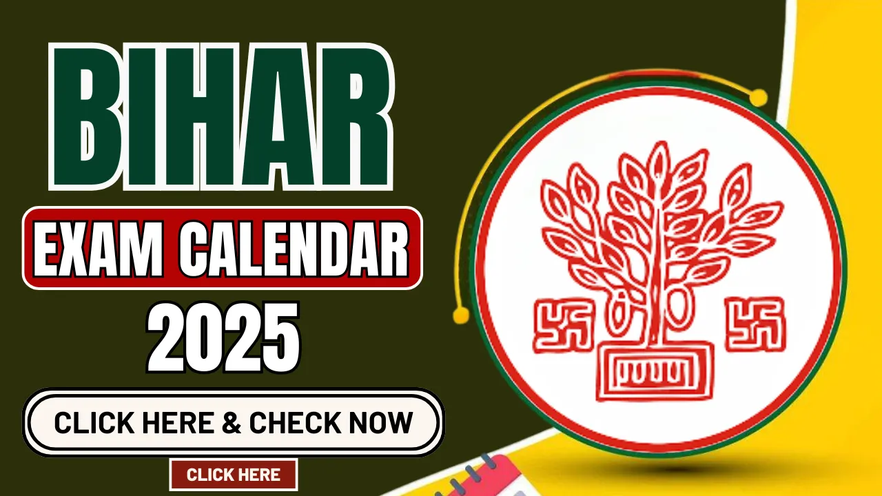 Bihar Exam Calendar 2025