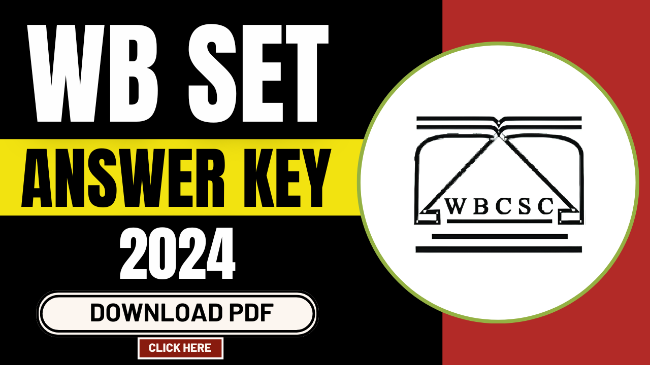 WB SET Answer Key 2024