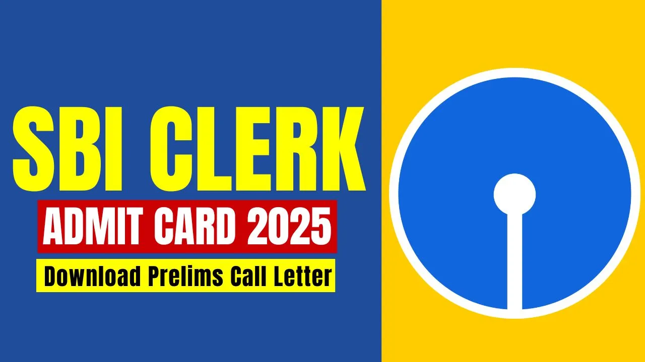 SBI Clerk Admit Card 2025