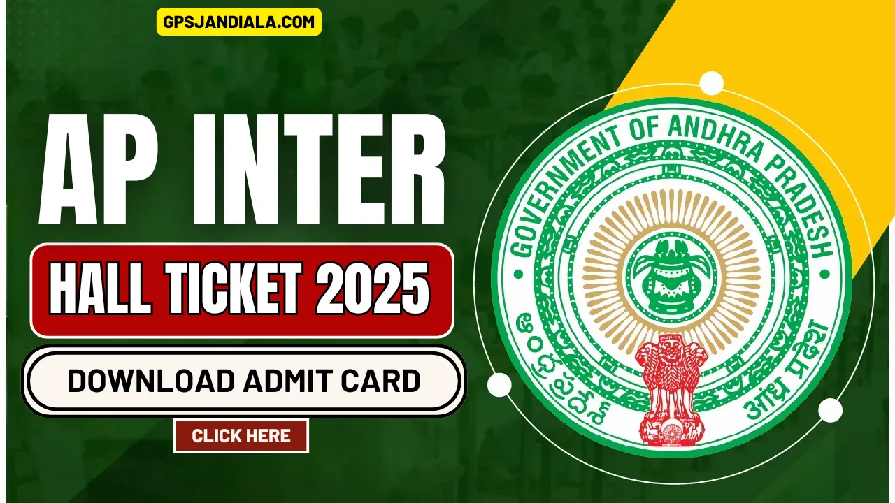 AP Inter Hall Ticket 2025