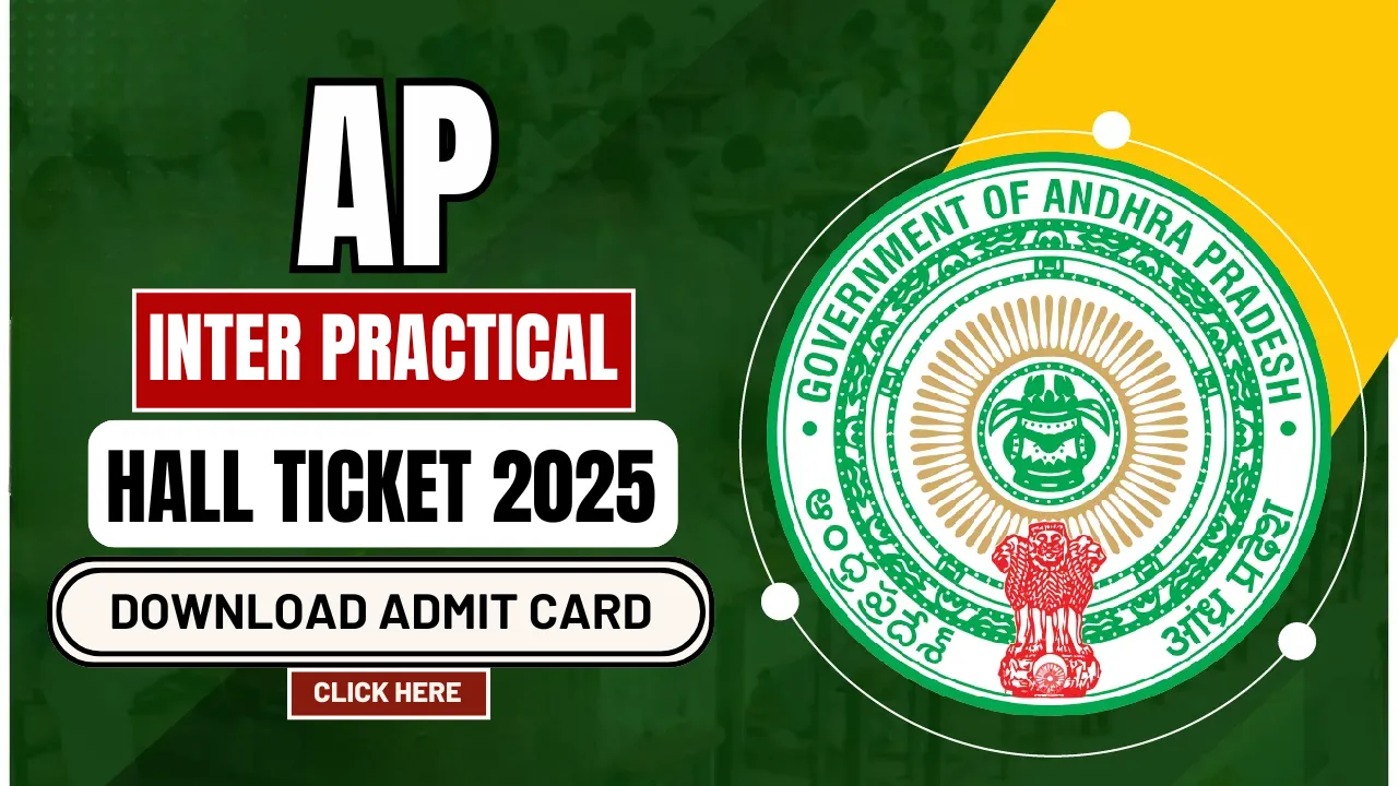 AP Inter Practical Hall Ticket 2025