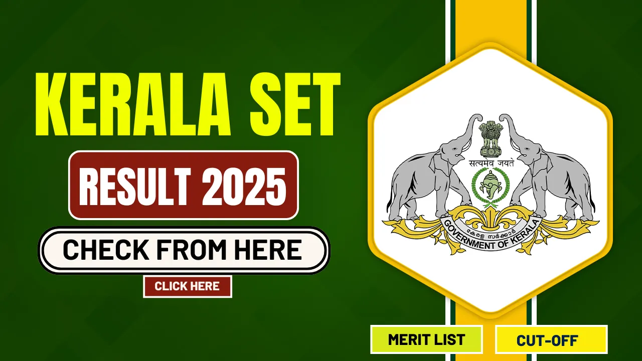 Kerala SET Result 2025