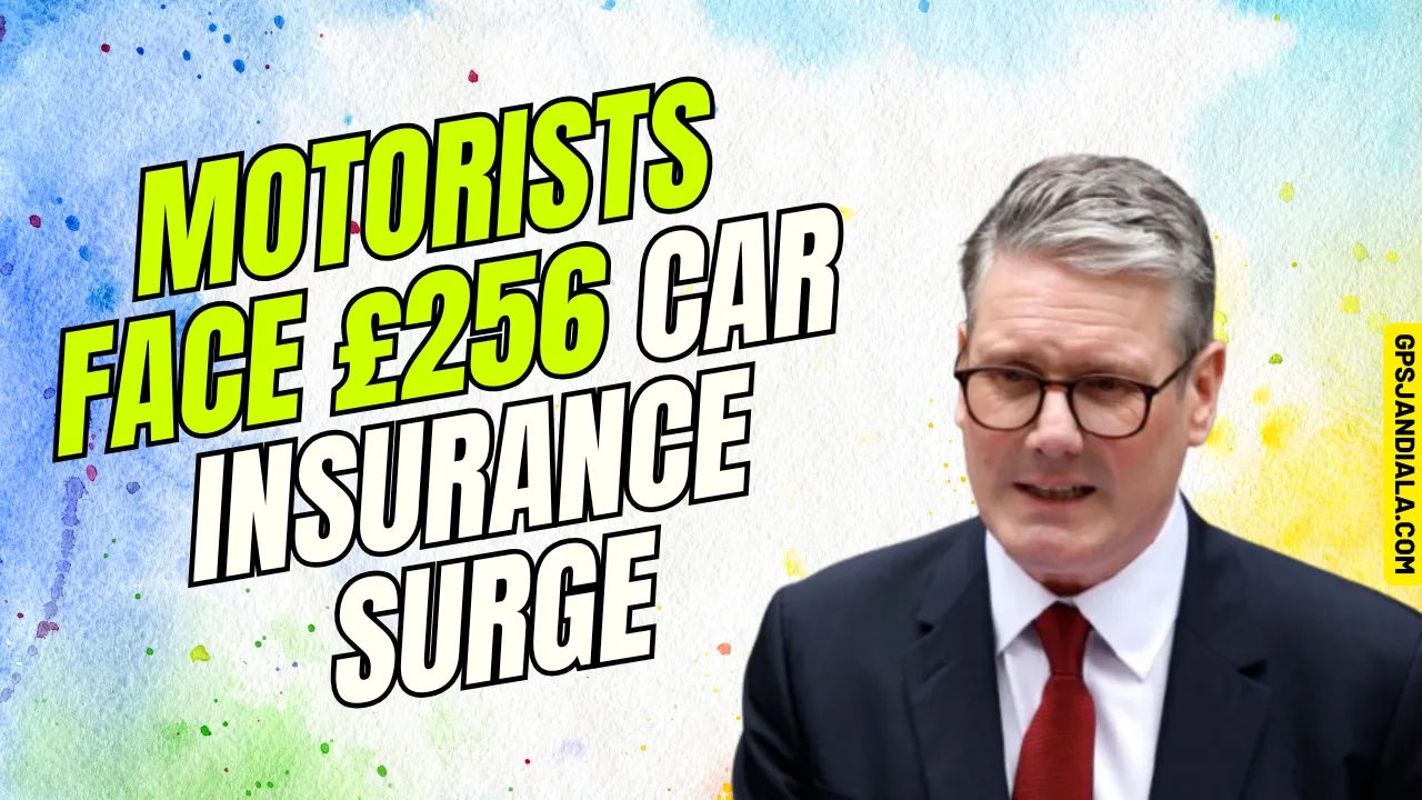 Motorists Face £256 Car Insurance Surge