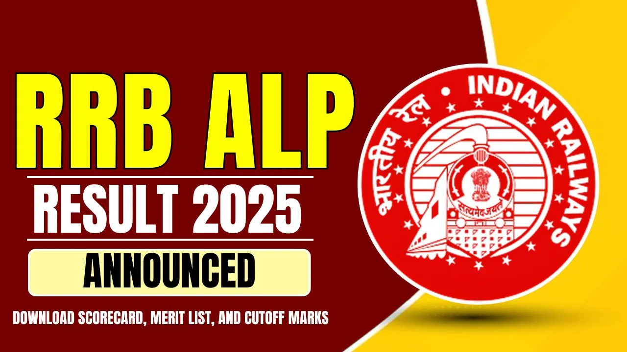 RRB ALP Result 2025 Announced