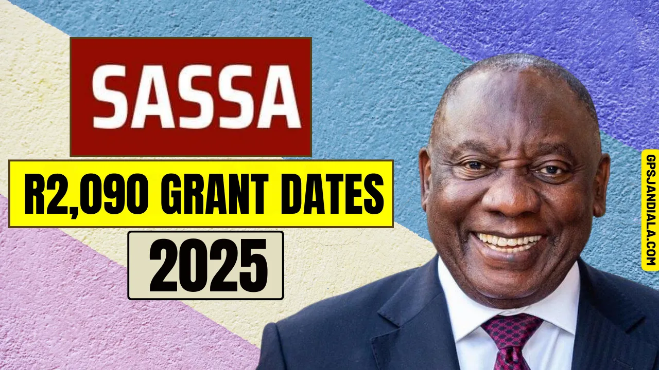 SASSA R2,090 Grant Dates 2025